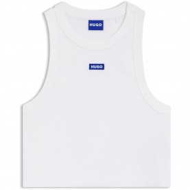 Hugo Baby Tank B 10257055 01 - White дамски,топове,hugo,baby,tank,b,10257055,01,white