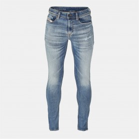 дънки,мъжки,дънки,diesel,sleenker,skinny,jeans,blue,denim