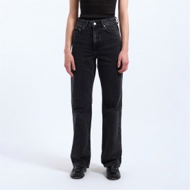 дънки,дамски,дънки,dr,denim,echo,straight,leg,jeans,tar,retro,black