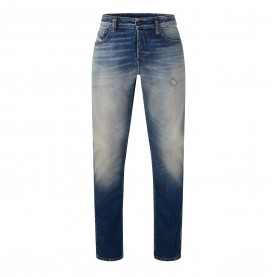 Дънки Diesel Mens Safado-X Straight Leg Jeans - Blue Denim дънки,мъжки,дънки,diesel,men,s,safado,x,straight,leg,jeans,blue,denim