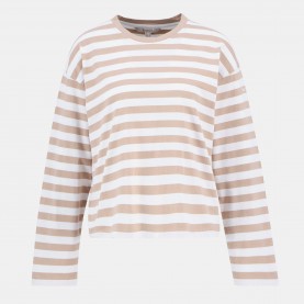 Тениска Barbour Bede Long Sleeve T-Shirt - Pale Camel Str тениска,дамски,топове,barbour,bede,long,sleeve,t,shirt,pale,camel,str