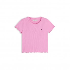 tommy,hilfiger,essential,rib,top,ss,pink,daisy,tou