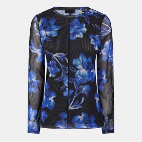 фланелка,дамски,топове,ted,baker,crw,nck,jersey,ld99,blue