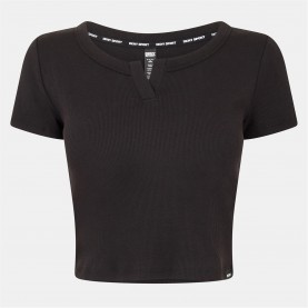 тениска,дамски,топове,dkny,rib,t,shirt,ld99,black