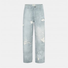 Мъжки дънки Firetrap Print Jeans Mens - Blue Distressed мъжки,дънки,мъжки,дънки,firetrap,print,jeans,mens,blue,distressed