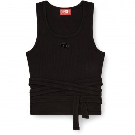 Дамска къса блуза Diesel Womens Strappy Crop Top - 9XX дамска,къса,блуза,дамски,топове,diesel,women,s,strappy,crop,top,9xx