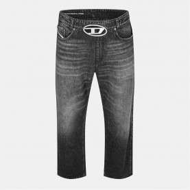 дънки,мъжки,дънки,diesel,metal,d,straight,fit,jeans,black,grey,denm