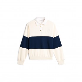 Дамска блуза с яка Tommy Hilfiger Womens Rugby Polo Shirt - Calico дамска,блуза,с,яка,дамски,ризи,дамски,топове,tommy,hilfiger,women,s,rugby,polo,shirt,calico