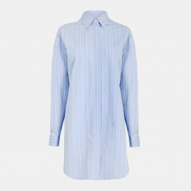 Дамска тениска Off White Womens Long Sleeve Relaxed Fit T-Shirt - Blue/White дамска,тениска,дамски,топове,off,white,women,s,long,sleeve,relaxed,fit,t,shirt,blue,white
