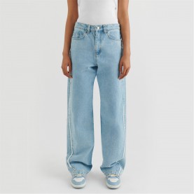 дамски,дънки,axel,arigato,studio,stripe,jean,light,blue