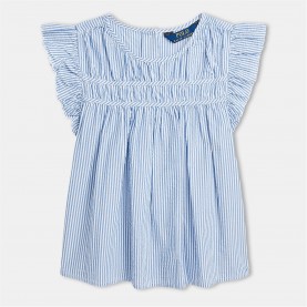 детски,3/4,панталони,polo,ralph,lauren,striped,cotton,blouse,juniors,blue,wht