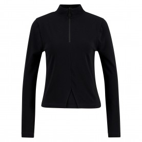 Дамско горнище с цип Barbour International Womens Dallas Half Zip Top - Black дамско,горнище,с,цип,дамски,топове,barbour,international,womens,dallas,half,zip,top,black