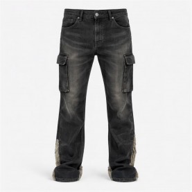 мъжки,дънки,firetrap,firetrap,distressed,cargo,jean,black,wash