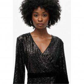 дамски,поли,и,рокли,superdry,superdry,sequin,wrap,ld44,black
