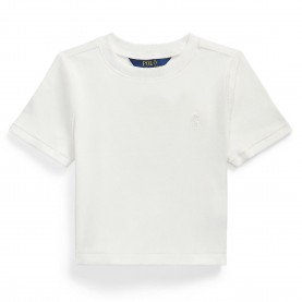 Къса блуза Polo Ralph Lauren Kids Crop Top - White къса,блуза,polo,ralph,lauren,kids,crop,top,white