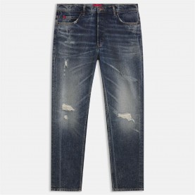 Мъжки дънки Hugo Hugo 634 10276858 02 Straight Leg Jeans Mens - Blue мъжки,дънки,мъжки,дънки,hugo,hugo,634,10276858,02,straight,leg,jeans,mens,blue