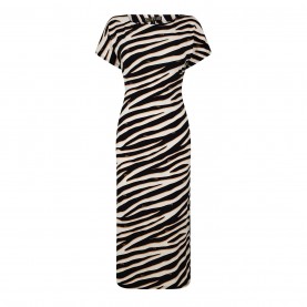 рокля,дамски,поли,и,рокли,biba,biba,tie,front,jersey,dress,zebra,print