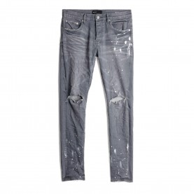 Дънки Purple Brand P001 Worn Slim Jeans - Worn Grey дънки,мъжки,дънки,purple,brand,p001,worn,slim,jeans,worn,grey