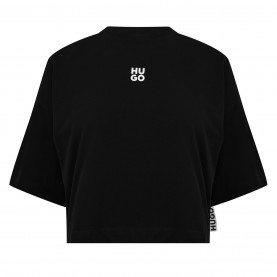 дамски,топове,дамски,тениски,hugo,hugo,stack,lgo,crp,t,ld09,black