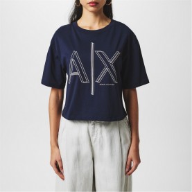 дамски,топове,armani,exchange,t,shirt,navy