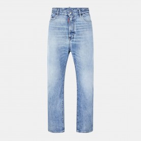 Дънки DSquared2 Mens DSQ London Straight Leg Jeans - Navy Blue дънки,мъжки,дънки,dsquared2,men,s,dsq,london,straight,leg,jeans,navy,blue