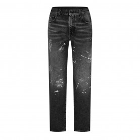 дънки,мъжки,дънки,off,white,distressed,diag,jeans,grey