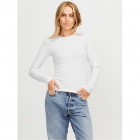 тениска,дамски,тениски,дамски,топове,jjxx,celine,ls,tee,ld00,bright,white