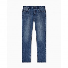 Панталони EMPORIO ARMANI Mens J06 Slim-Fit Trousers - LtStone Wash панталони,мъжки,дънки,emporio,armani,mens,j06,slim,fit,trousers,ltstone,wash