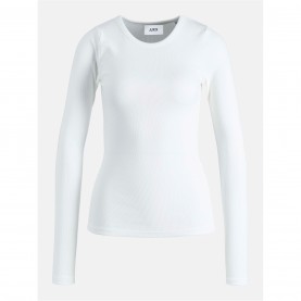 JJXX JJXX Freya Rib T Ls Ld63 - Bright White дамски,тениски,дамски,топове,дамски,горнища,размер+,дамски,облекла,размер,jjxx,jjxx,freya,rib,t,ls,ld63,bright,white