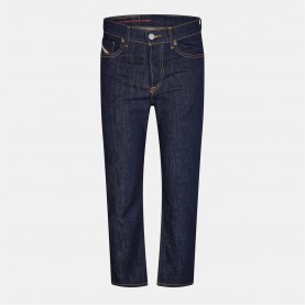 дънки,мъжки,дънки,diesel,defining,tapered,jeans,blue,denim