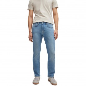 Дънки Boss Mens Delaware Bo Slim Fit Jeans - Bright Blue дънки,мъжки,дънки,boss,men,s,delaware,bo,slim,fit,jeans,bright,blue