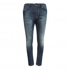 Дънки Diesel Mens Tepphar-X Slim Fit Jeans - Blue Denim дънки,мъжки,дънки,diesel,men,s,tepphar,x,slim,fit,jeans,blue,denim
