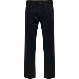 Дънки Only and Sons Men's Straight Leg Jeans - Black дънки,мъжки,дънки,only,and,sons,men's,straight,leg,jeans,black