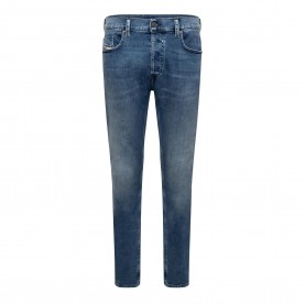 Дънки Diesel Mens Tepphar-X Slim Fit Jeans - Blue Denim дънки,мъжки,дънки,diesel,men,s,tepphar,x,slim,fit,jeans,blue,denim