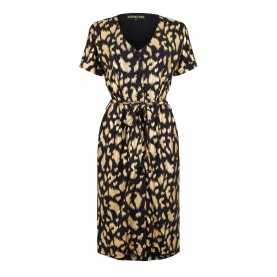 рокля,дамски,поли,и,рокли,biba,biba,foil,printed,dress,gold,animal