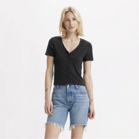 тениска,дамски,топове,levis,short,sleeve,striped,t,shirt,caviar