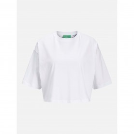 Дамска тениска JJXX Loose Cropped T-Shirt Ladies - Bright White дамска,тениска,дамски,топове,дамски,горнища,размер+,дамски,облекла,размер,jjxx,loose,cropped,t,shirt,ladies,bright,white