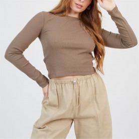 дамска,фланелка,с,дълъг,ръкав,дамски,тениски,дамски,топове,дамски,горнища,размер+,дамски,облекла,размер,brave,soul,bs,womens,long,sleeve,ribbed,top,with,ro