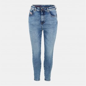 дънки,дамски,дънки,diesel,super,skinny,1984,slandy,high,jeans,blue,denim