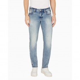 Дънки Emporio Armani Mens Slim Fit J06 Jeans - Med Blue MB002 дънки,мъжки,дънки,emporio,armani,men,s,slim,fit,j06,jeans,med,blue,mb002