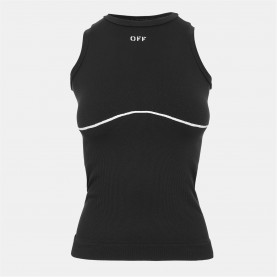 Потник OFF WHITE Women's Seamless Sleeveless Cami Top - Black потник,дамски,топове,off,white,women's,seamless,sleeveless,cami,top,black