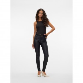 Дамски елек Vero Moda Womens Mid Waist Coated Skinny Jeans - Black дамски,елек,дамски,дънки,vero,moda,women,s,mid,waist,coated,skinny,jeans,black
