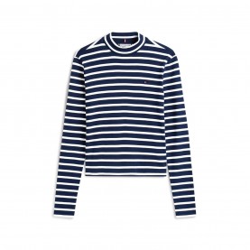 тениска,дамски,топове,tommy,hilfiger,women's,slim,cody,long,sleeve,t,shirt,dark,night,navy