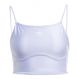 Adidas Originals adidas 3-Stripe Bra Top Womens - Purple дамски,топове,adidas,originals,adidas,3,stripe,bra,top,womens,purple