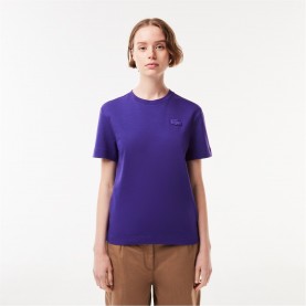 тениска,дамски,топове,lacoste,lacoste,elevated,tshirt,acai