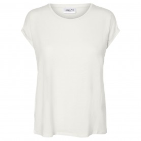 дамска,тениска,дамски,топове,vero,moda,vm,ava,plain,shirt,sleeve,t,shirt,womens,snow,white