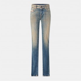 дънки,дамски,дънки,diesel,slandy,straight,jeans,blue,denim