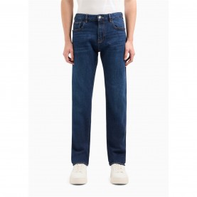 Дънки Armani Exchange J16 Regular Fit Jeans - Dark Wash 1500 дънки,мъжки,дънки,armani,exchange,j16,regular,fit,jeans,dark,wash,1500