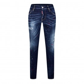 Дънки DSQUARED2 Cool Guy Slim Jeans - Navy Blue дънки,мъжки,дънки,dsquared2,cool,guy,slim,jeans,navy,blue