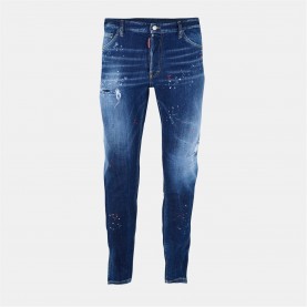 дънки,мъжки,дънки,dsquared2,cool,guy,slim,jeans,navy,blue